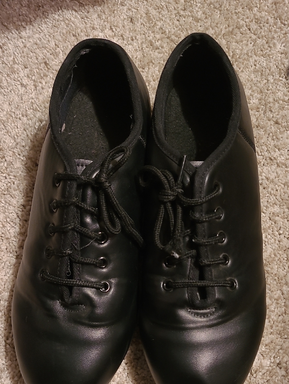 Girls Black Tap Shoes 6.5Y